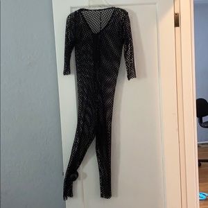 Fishnet bodysuit